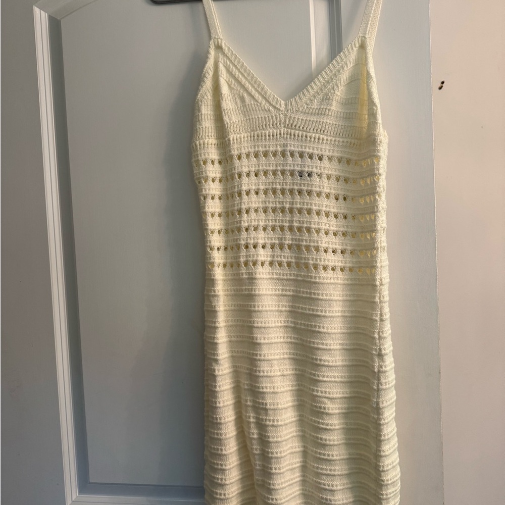 Princess Polly Cream Slip Mini Dress